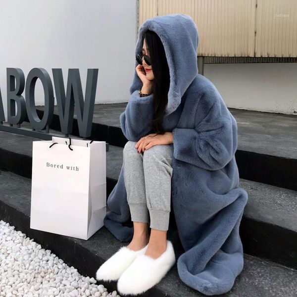 women's wool & blends winter man-made coat luxury long loose lapel thick warm plus size women plush, Black
women's wool & blends winter man-made coat luxury long loose lapel thick warm plus size women plush, Black