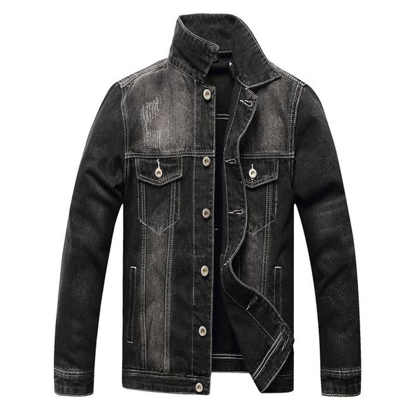 men's jackets loose collar pocket denim jacket jaqueta masculina chaquetas varsity ropa hombre men clothes, Black;brown
men's jackets loose collar pocket denim jacket jaqueta masculina chaquetas varsity ropa hombre men clothes, Black;brown