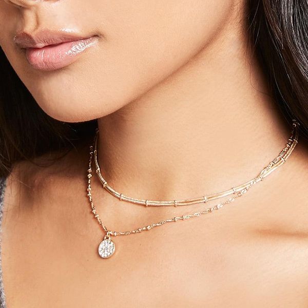 chains vintage necklace for women fashion pendant retro sun multilayer crescent choker necklaces jewelry wholesale gift, Silver
chains vintage necklace for women fashion pendant retro sun multilayer crescent choker necklaces jewelry wholesale gift, Silver