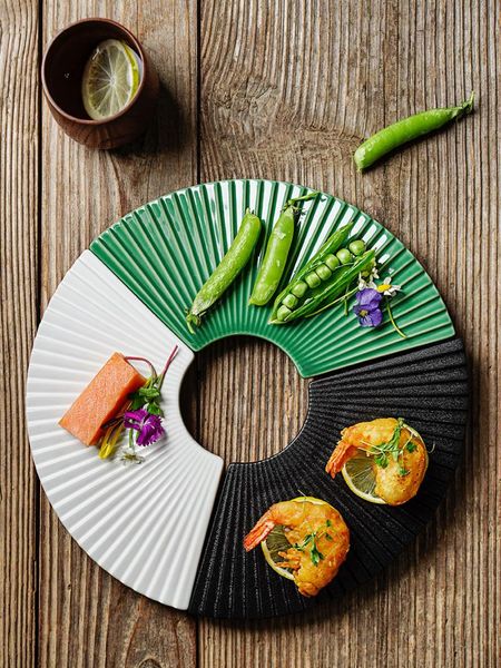 dishes & plates japanese sushi mosaic contrast plate solid color retro breakfast household simple fan set
dishes & plates japanese sushi mosaic contrast plate solid color retro breakfast household simple fan set