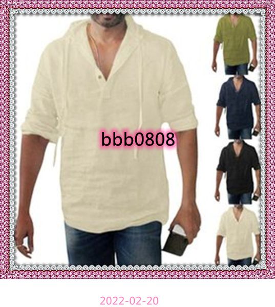 men's t shirt baggy cotton linen solid button plus size long sleeve hooded shirts male shirt men clothing, White;black
men's t shirt baggy cotton linen solid button plus size long sleeve hooded shirts male shirt men clothing, White;black