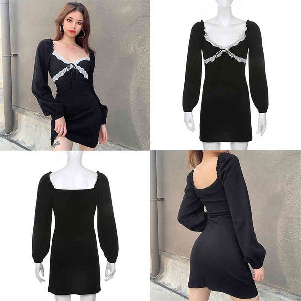2021y2k lace bow patchwork split dress vintage 90s aesthetic milkmaid korean bodycon dress female kawaii cute clothes iamy, Black;gray
2021y2k lace bow patchwork split dress vintage 90s aesthetic milkmaid korean bodycon dress female kawaii cute clothes iamy, Black;gray