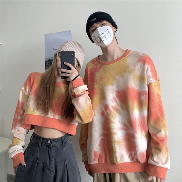 women's hoodies & sweatshirts pullover hoodie women fashion tie dye print couple loose long sleeve streetwear cropped clothes, Black
women's hoodies & sweatshirts pullover hoodie women fashion tie dye print couple loose long sleeve streetwear cropped clothes, Black