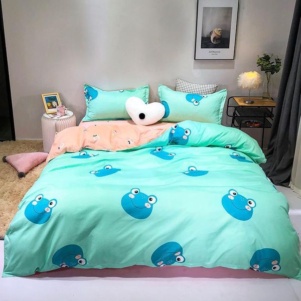 bedding sets frog print cartoon bed cover set kids boy girl duvet child sheets and pillowcases comforter 61059
bedding sets frog print cartoon bed cover set kids boy girl duvet child sheets and pillowcases comforter 61059