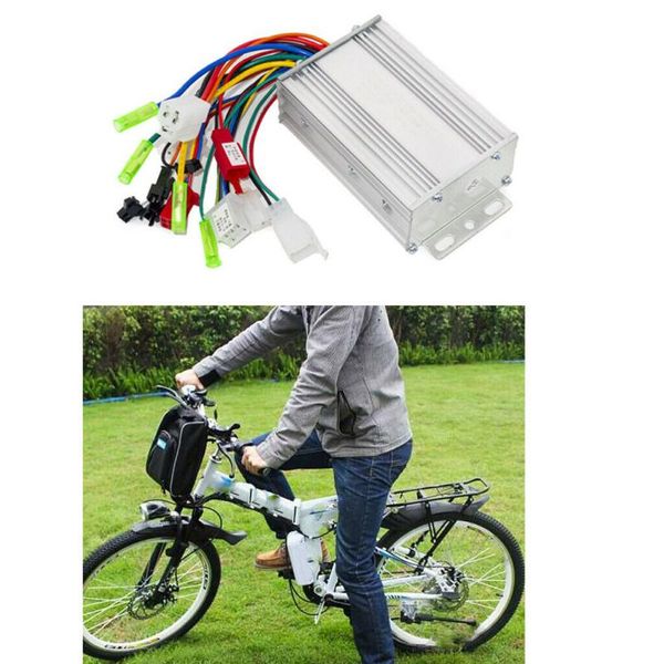 

pedals dc 36v/48v 350w motor controller electric bicycle e-bike scooter brushless control with aluminium casing motorcycle