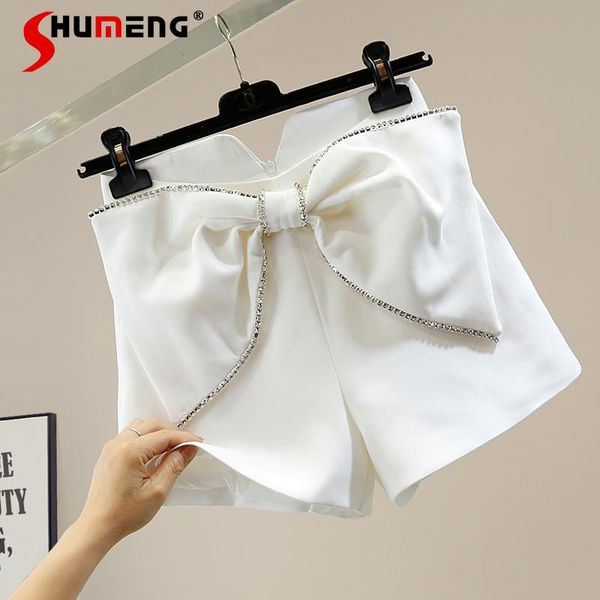 women's shorts fashion diamond irregular loose a- line wide leg pants ladis 2021 summer sweet bow decoration high waist casual women, White;black
women's shorts fashion diamond irregular loose a- line wide leg pants ladis 2021 summer sweet bow decoration high waist casual women, White;black
