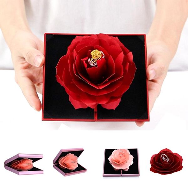 storage boxes & bins 2021 creative foldable rose flower ring box jewelry case for engagement girls valentine gift
storage boxes & bins 2021 creative foldable rose flower ring box jewelry case for engagement girls valentine gift