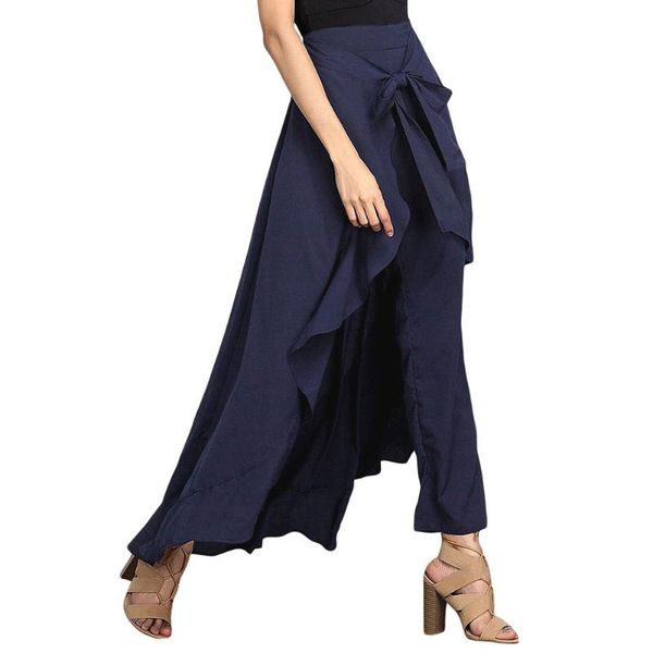 skirts women solid color ruffle irregular high waist culottes long pants for beach party maea99, Black
skirts women solid color ruffle irregular high waist culottes long pants for beach party maea99, Black
