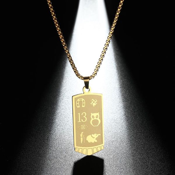 pendant necklaces qiming stainless steel necklace for women men lucky charm good luck symbols talisman choker neckalce dropship, Silver
pendant necklaces qiming stainless steel necklace for women men lucky charm good luck symbols talisman choker neckalce dropship, Silver