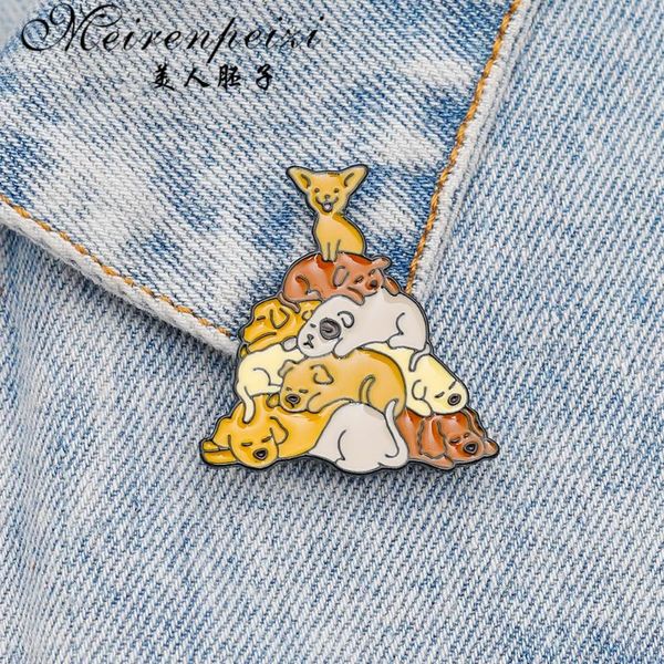 pins, brooches meirenpeizi dog pin enamel cute metal lapel pins denim jeans shirt kid gifts blessing friends personality jewelry badge, Gray
pins, brooches meirenpeizi dog pin enamel cute metal lapel pins denim jeans shirt kid gifts blessing friends personality jewelry badge, Gray
