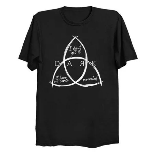 Dark Triquetra Mystery Symbol Time Travel Town Movie Thriller Black T-shirt S6XL, White;black
Dark Triquetra Mystery Symbol Time Travel Town Movie Thriller Black T-shirt S6XL, White;black