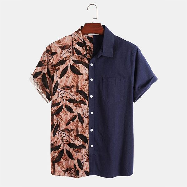 men's casual shirts clothing fashion leopard print two-color striped printed shirt short sleeve, White;black
men's casual shirts clothing fashion leopard print two-color striped printed shirt short sleeve, White;black