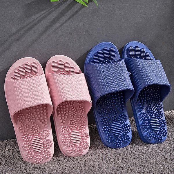 slippers non-slip massage female summer fashion couple bathroom home single strap slides pvc plastic, Black
slippers non-slip massage female summer fashion couple bathroom home single strap slides pvc plastic, Black