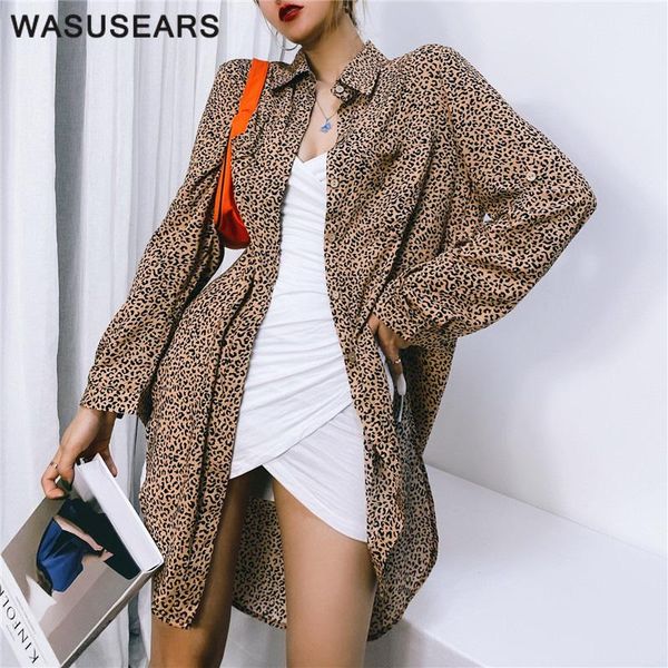 korean style long sleeve blouse women shirt for casual leopard print streetwear fall 2021 women's blouses & shirts, White
korean style long sleeve blouse women shirt for casual leopard print streetwear fall 2021 women's blouses & shirts, White