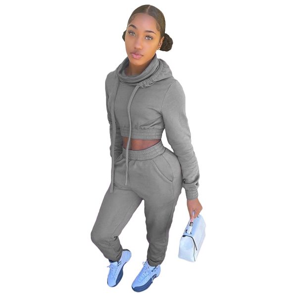solid casual tracksuits women set sport two piece set long sleeve hoodie crop and sweatpants sweat suits women lounge set, Black;white
solid casual tracksuits women set sport two piece set long sleeve hoodie crop and sweatpants sweat suits women lounge set, Black;white