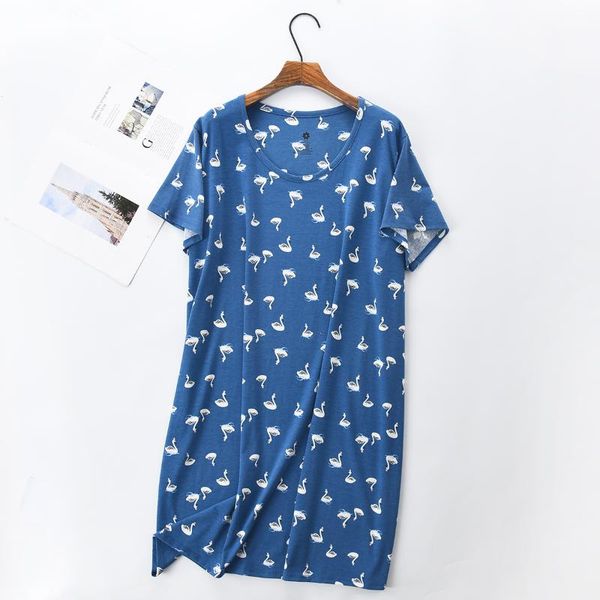 women's sleepwear women sleepshirt swan blue nightgown summer nightdress femme o-neck loose home wear cotton sleep dresses, Black;red
women's sleepwear women sleepshirt swan blue nightgown summer nightdress femme o-neck loose home wear cotton sleep dresses, Black;red