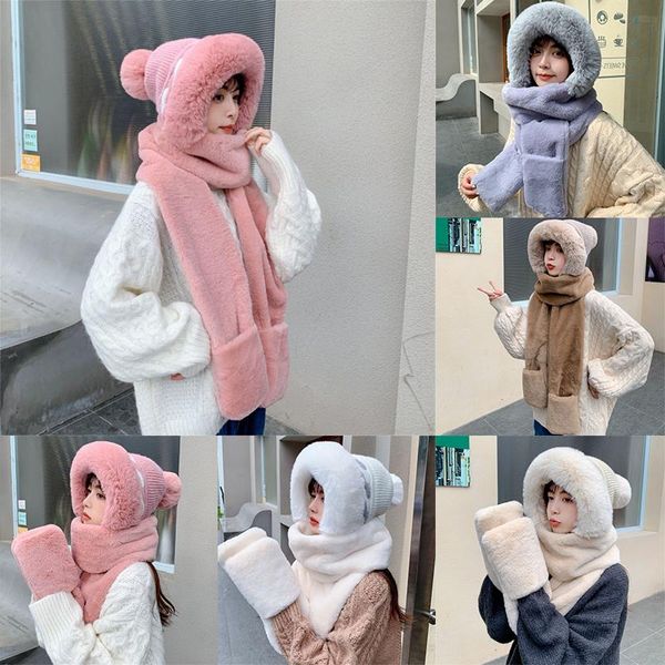 beanies womens 3 in 1 warm fur winter hat pure color pompom knit scarf gloves hoodie cap for girl windproof and gift
beanies womens 3 in 1 warm fur winter hat pure color pompom knit scarf gloves hoodie cap for girl windproof and gift