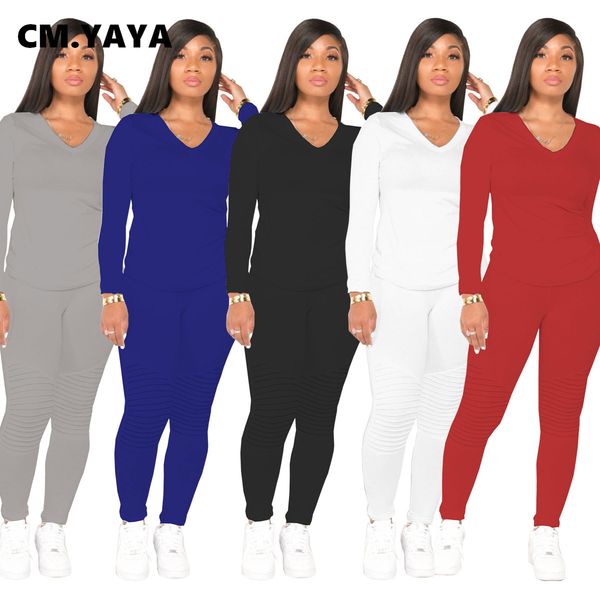 sportwear solid sweatsuit womens set v-ne long sleeve legging pants set active trasuit two piece outfit setby air, White
sportwear solid sweatsuit womens set v-ne long sleeve legging pants set active trasuit two piece outfit setby air, White