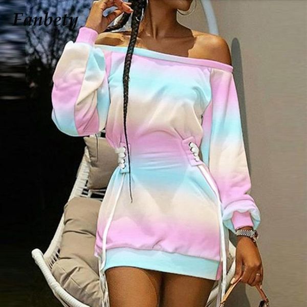 casual dresses women fashion bandage design sweatshirt dress lady chic tie-dye gradient party 2021 slash neck long sleeve mini, Black;gray
casual dresses women fashion bandage design sweatshirt dress lady chic tie-dye gradient party 2021 slash neck long sleeve mini, Black;gray