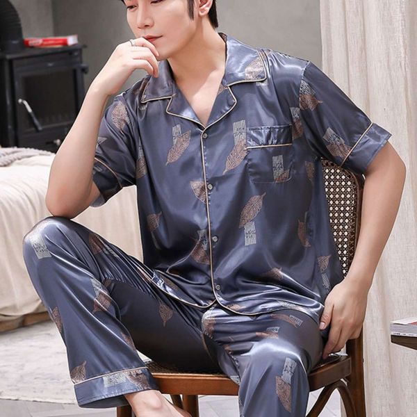 satijn luxury pyjamas pak sitting sets gentlemen nightwear family pijama lover night men summer casual home clothing 3xl, Black;brown
satijn luxury pyjamas pak sitting sets gentlemen nightwear family pijama lover night men summer casual home clothing 3xl, Black;brown