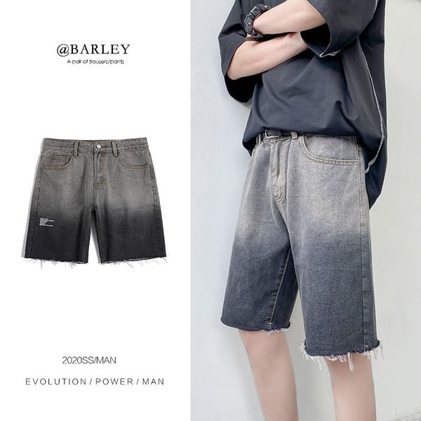 men's shorts gradient denim korean fashion loose casual harajuku streetwear hip-hop straight five-point pants men tvo1, White;black
men's shorts gradient denim korean fashion loose casual harajuku streetwear hip-hop straight five-point pants men tvo1, White;black