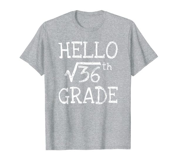 back to school 6th grade square root of 36 math kids teacher t-shirt, White;black
back to school 6th grade square root of 36 math kids teacher t-shirt, White;black