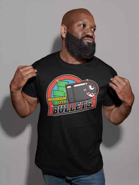 mariot-shirt 80's style mushroom city bullets retro gamer japan cult movie film, White;black
mariot-shirt 80's style mushroom city bullets retro gamer japan cult movie film, White;black