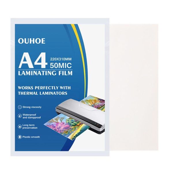 frames 2021 10/50/100pcs a4 thermal laminating film for po files card picture lamination
frames 2021 10/50/100pcs a4 thermal laminating film for po files card picture lamination