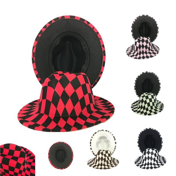 wide brim hats nem men hat plaid fedora for woman fascinator senior white fashion ladies brim7cm autumn winter, Blue;gray
wide brim hats nem men hat plaid fedora for woman fascinator senior white fashion ladies brim7cm autumn winter, Blue;gray
