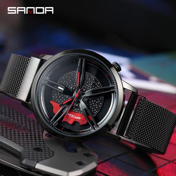 wristwatches sanda special wheel series dial men watch steel strap hook buckle premium quartz movement waterproof gift wristwatch 1040, Slivery;brown
wristwatches sanda special wheel series dial men watch steel strap hook buckle premium quartz movement waterproof gift wristwatch 1040, Slivery;brown