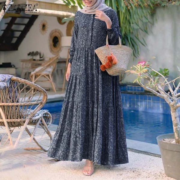 casual dresses vinatage robe 2021 autumn retro floral print muslim dress womens fashion rayon long vestidos loose ruffle ki2l, Black;gray
casual dresses vinatage robe 2021 autumn retro floral print muslim dress womens fashion rayon long vestidos loose ruffle ki2l, Black;gray
