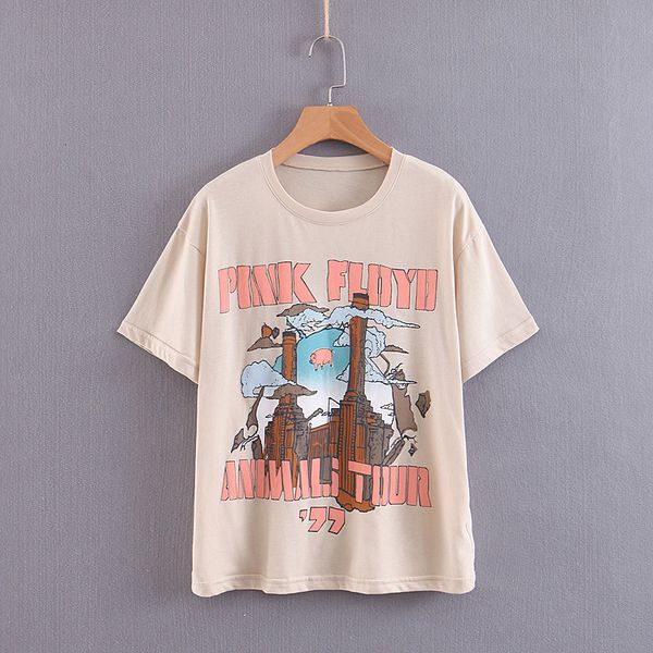women's t-shirt women boho t-shirt retro beige summer tee american punk rock band bohemian women short sleeve round neck casual to, White
women's t-shirt women boho t-shirt retro beige summer tee american punk rock band bohemian women short sleeve round neck casual to, White