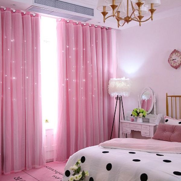 korean shiny star fabric curtains plus gauze curtain double-layer for bedroom and living room blackout & drapes
korean shiny star fabric curtains plus gauze curtain double-layer for bedroom and living room blackout & drapes