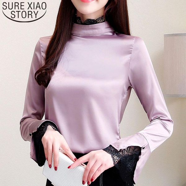 women's blouses & shirts blusas mujer de moda 2021 womens and lace solid turtleneck flare sleeve ladies for women blouse 5425 50, White
women's blouses & shirts blusas mujer de moda 2021 womens and lace solid turtleneck flare sleeve ladies for women blouse 5425 50, White