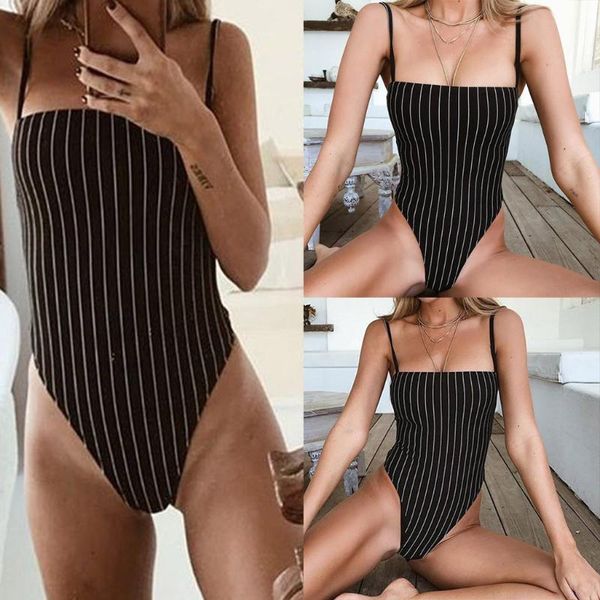 women's jumpsuits & rompers stylish bar 2021 summer women stripe sleeveless camis bodysuit long pants beach jumpsuit open back romp, Black;white
women's jumpsuits & rompers stylish bar 2021 summer women stripe sleeveless camis bodysuit long pants beach jumpsuit open back romp, Black;white