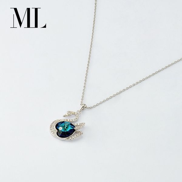 mana's clavicle chain is made of austrian elements, crystal, fashion temperament, women's swan necklace pendant, Black
mana's clavicle chain is made of austrian elements, crystal, fashion temperament, women's swan necklace pendant, Black