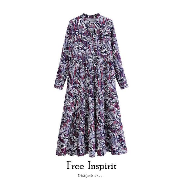 casual dresses inspirit autumn women's dress style full sleeve loose o-neck button decoration print ankle-length, Black;gray
casual dresses inspirit autumn women's dress style full sleeve loose o-neck button decoration print ankle-length, Black;gray