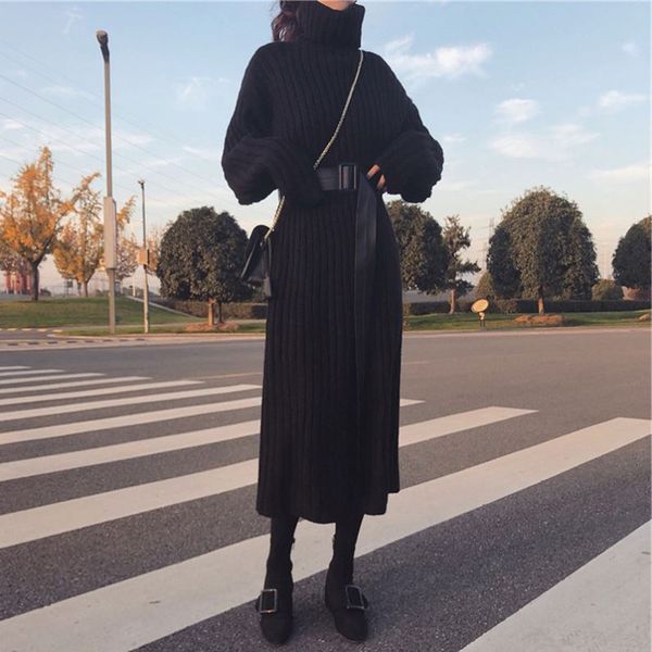 casual dresses turtleneck thick knitting long winter black sweater dress women girls vestido da festa send belt my28, Black;gray
casual dresses turtleneck thick knitting long winter black sweater dress women girls vestido da festa send belt my28, Black;gray