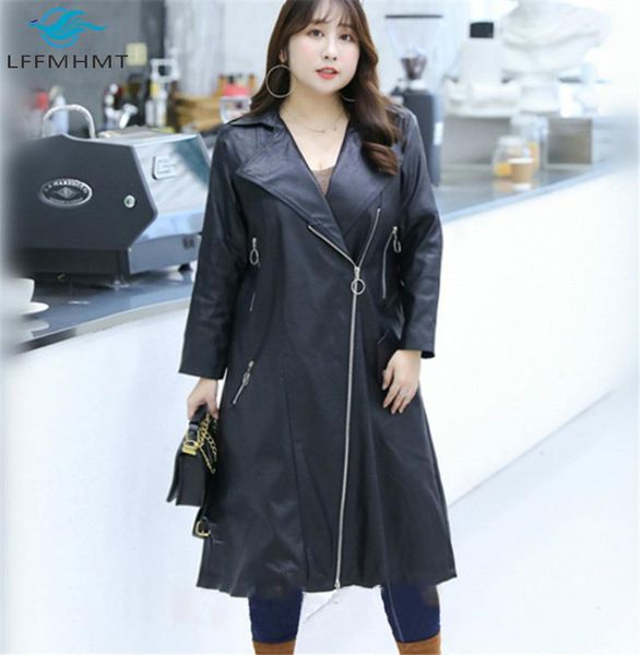 winter fall fashion 150kg 8xl large size women solid color pu leather coats female korean style long sleeve loose casual jackets women', Black
winter fall fashion 150kg 8xl large size women solid color pu leather coats female korean style long sleeve loose casual jackets women', Black