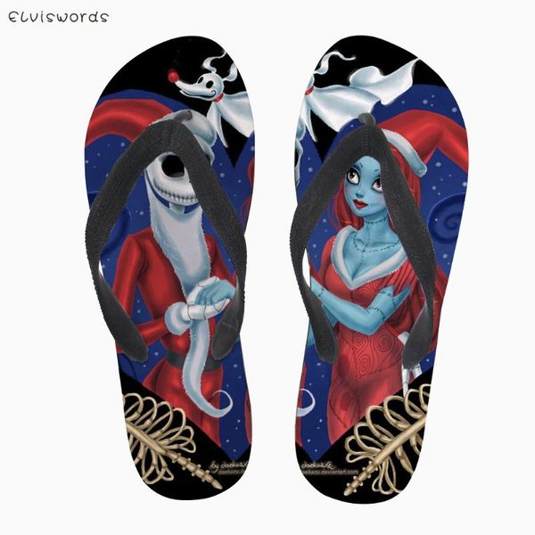 elviswords shoes summer casual non-slip slippers nightmare before christmas jack and sally men flip flops women's casual loafers, Black
elviswords shoes summer casual non-slip slippers nightmare before christmas jack and sally men flip flops women's casual loafers, Black