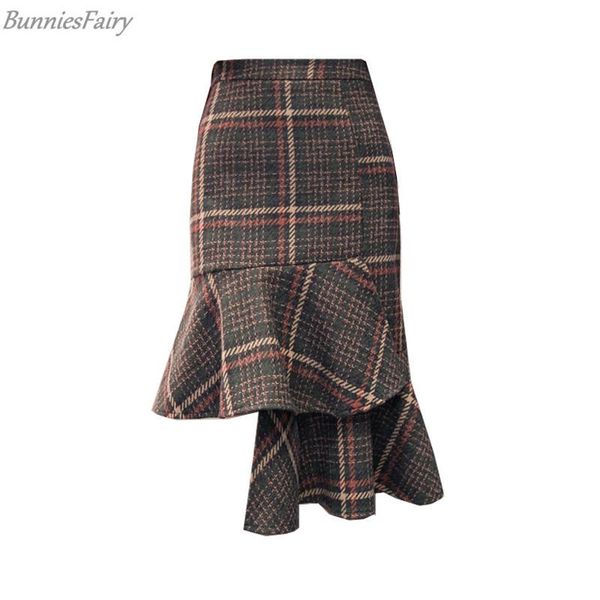 skirts bunniesfairy autumn winter women casual brown england plaid irregular high low ruffles waist midi faldas mujer, Black
skirts bunniesfairy autumn winter women casual brown england plaid irregular high low ruffles waist midi faldas mujer, Black