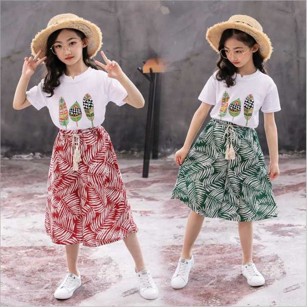 manufacturer children's clothing summer elastic girls short-sleeved suit cotton woven cropped trousers two-piece sets, White
manufacturer children's clothing summer elastic girls short-sleeved suit cotton woven cropped trousers two-piece sets, White