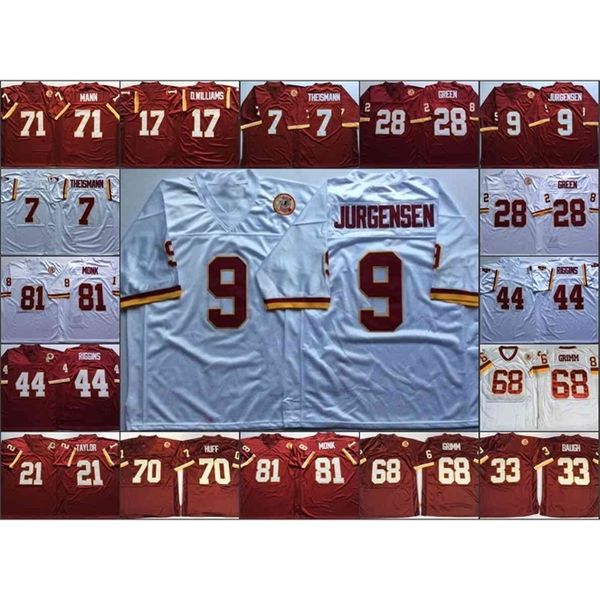 goodncaa vintage football wear stitched jersey 44 john riggins 28 darrell green 21 sean taylor 71 charles mann 17 doug williams 7 joe theism, Black
goodncaa vintage football wear stitched jersey 44 john riggins 28 darrell green 21 sean taylor 71 charles mann 17 doug williams 7 joe theism, Black