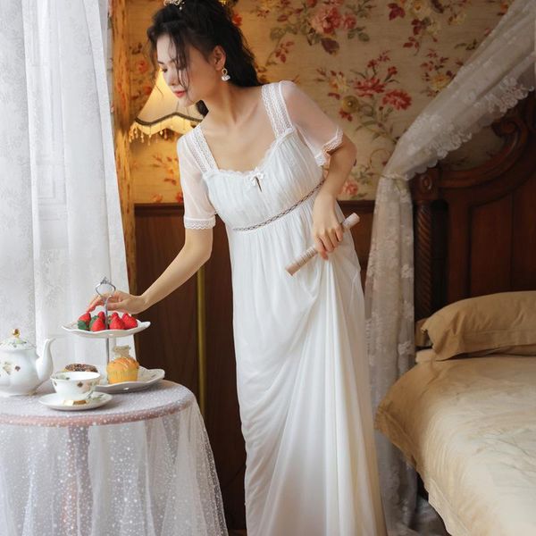 women's sleepwear victorian nightgowns women vintage white long night dress lace mesh fairy elegant ladies nighty home negligee peignoi, Black;red
women's sleepwear victorian nightgowns women vintage white long night dress lace mesh fairy elegant ladies nighty home negligee peignoi, Black;red