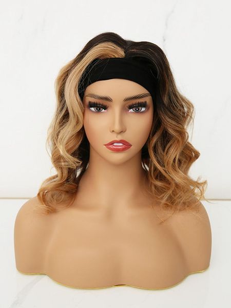 lace wigs short bob butterscotch brown ombre wavy 100% human hair headband wig brazilian scarf for women no gel remy, Black;brown
lace wigs short bob butterscotch brown ombre wavy 100% human hair headband wig brazilian scarf for women no gel remy, Black;brown