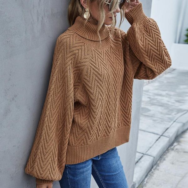 donsignet women's sweater fashion spring and autumn high neck pullover solid color cable loose knit long sleeves woman sweaters, White;black
donsignet women's sweater fashion spring and autumn high neck pullover solid color cable loose knit long sleeves woman sweaters, White;black