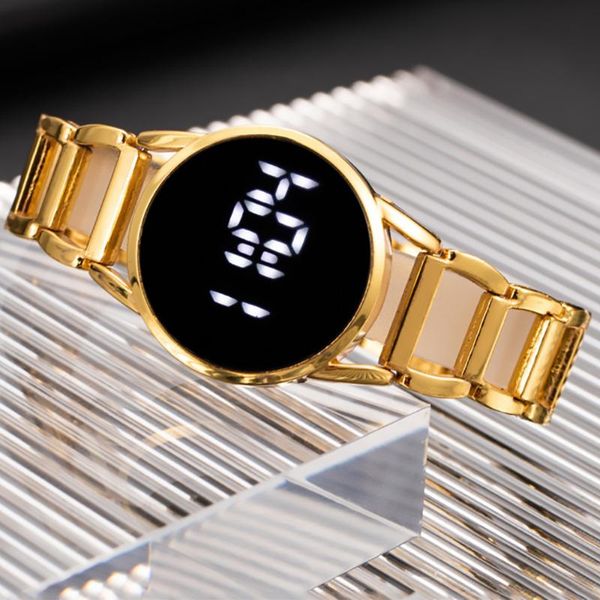 wristwatches digital led women's watch luxury personality design alloy bracelet watches gifts for ladies wristwatch relogio mujer, Slivery;brown
wristwatches digital led women's watch luxury personality design alloy bracelet watches gifts for ladies wristwatch relogio mujer, Slivery;brown
