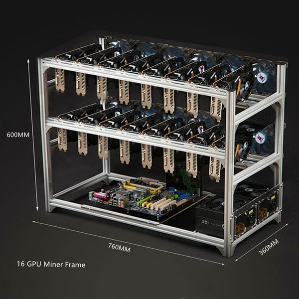 6 8 12 14 16 19 gpu miner mining rigs rack aluminum stackable open air rig frame in stock
6 8 12 14 16 19 gpu miner mining rigs rack aluminum stackable open air rig frame in stock
