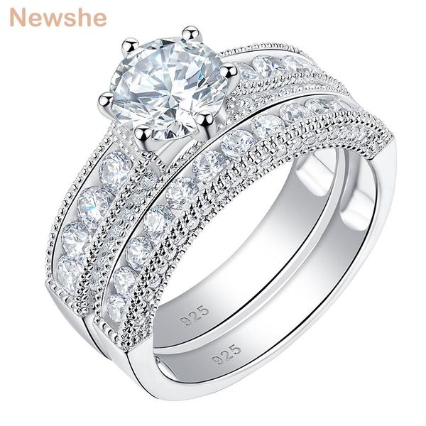 cluster rings she 100% solid 925 sterling silver wedding engagement ring set for women six-prong cubic zircons vintage bridal jewelry, Golden;silver
cluster rings she 100% solid 925 sterling silver wedding engagement ring set for women six-prong cubic zircons vintage bridal jewelry, Golden;silver