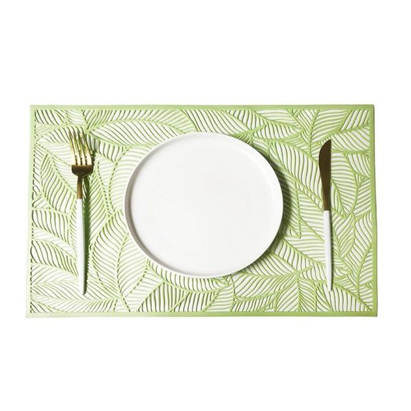 2pcs pvc summer hollow leaf heat insulation placemat dish cup mat dining cleaning table decor mats & pads
2pcs pvc summer hollow leaf heat insulation placemat dish cup mat dining cleaning table decor mats & pads